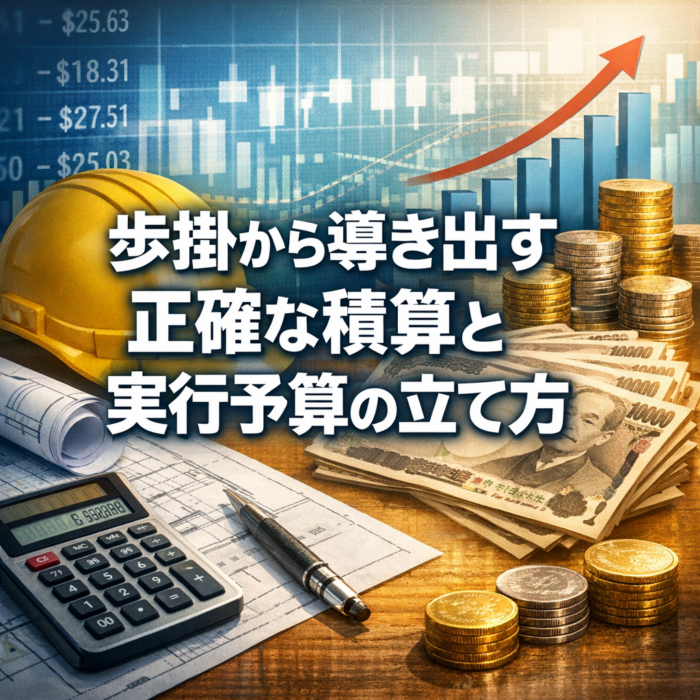 歩掛から導き出す正確な積算と実行予算の立て方